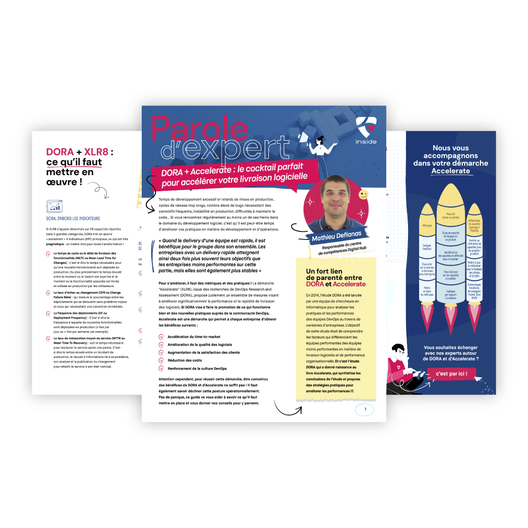 Découvrez dans ce guide : ce qu'il faut mettre en œuvre (indicateurs, capacités) et deux RETEX pour réussir sa démarche Accelerate